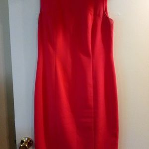 Pink Polyester Form Fitted Dress